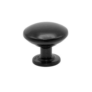 AV ROUND KNOB MATT BLACK